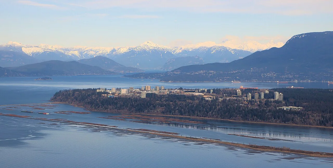 Aerial view of the Vancouver Campus