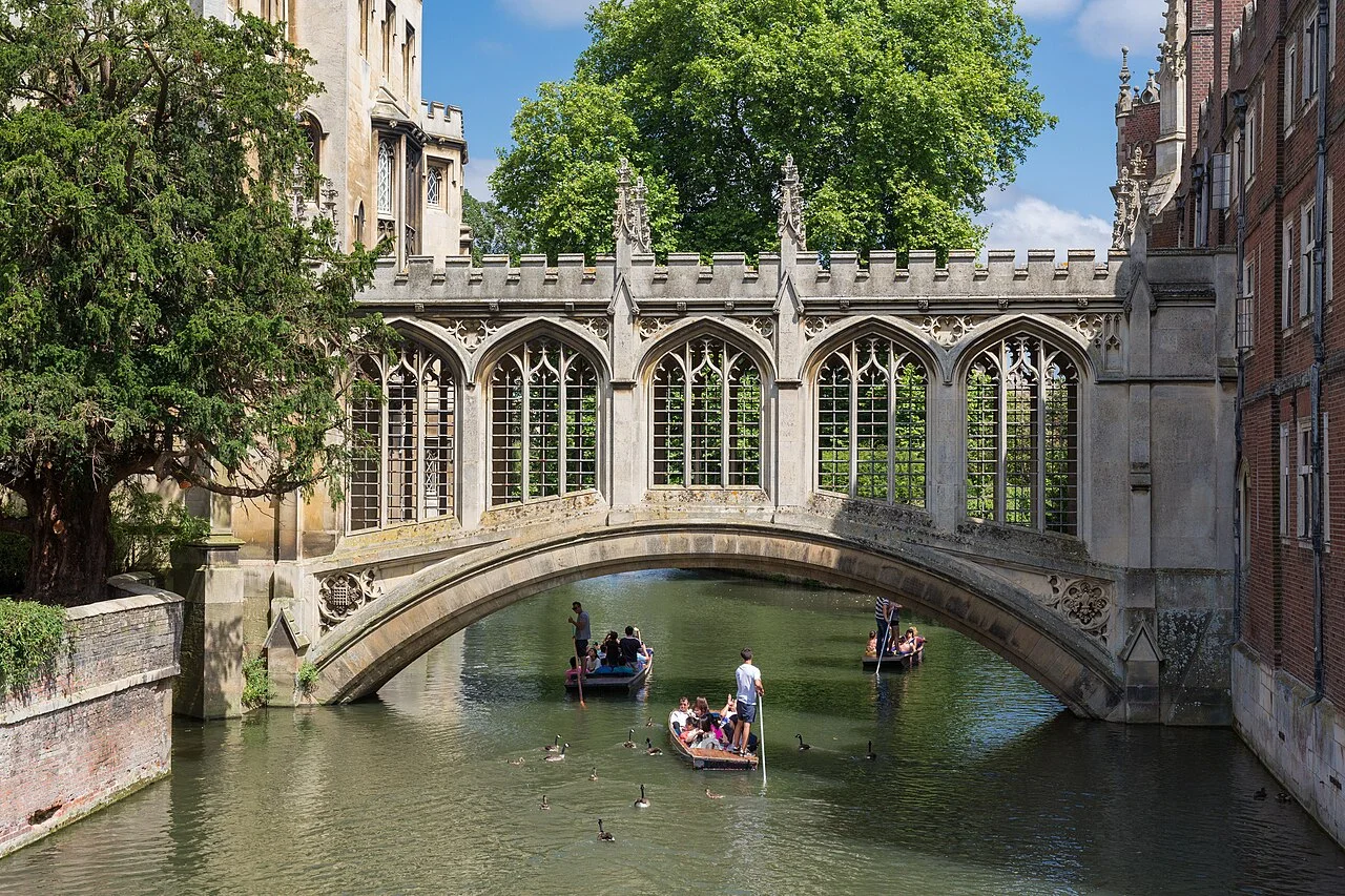 Bridge of Sighs over the River Cam at St John's College